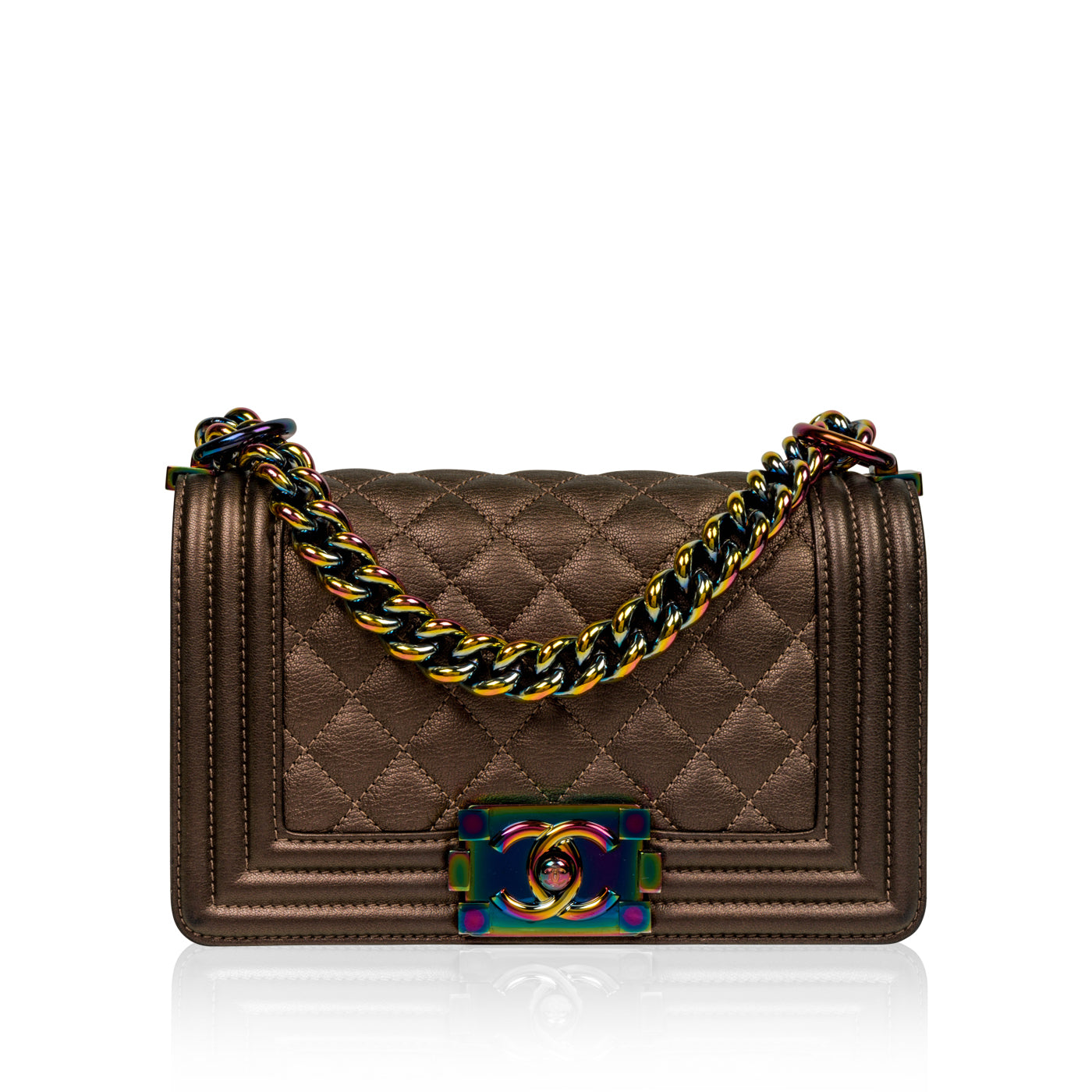 Chanel Iridescent Boy Bag - Small