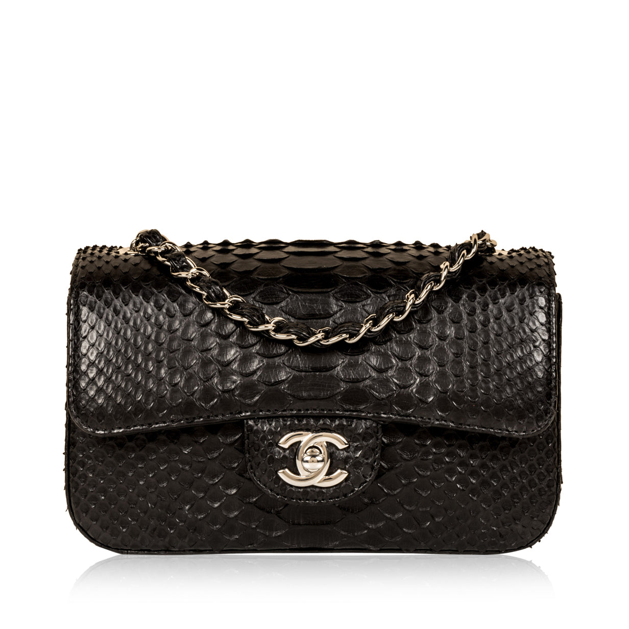 Chanel Classic Flap Bag - Mini Rectangular - Python