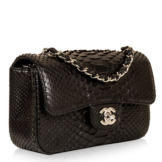 Chanel Classic Flap Bag - Mini Rectangular - Python