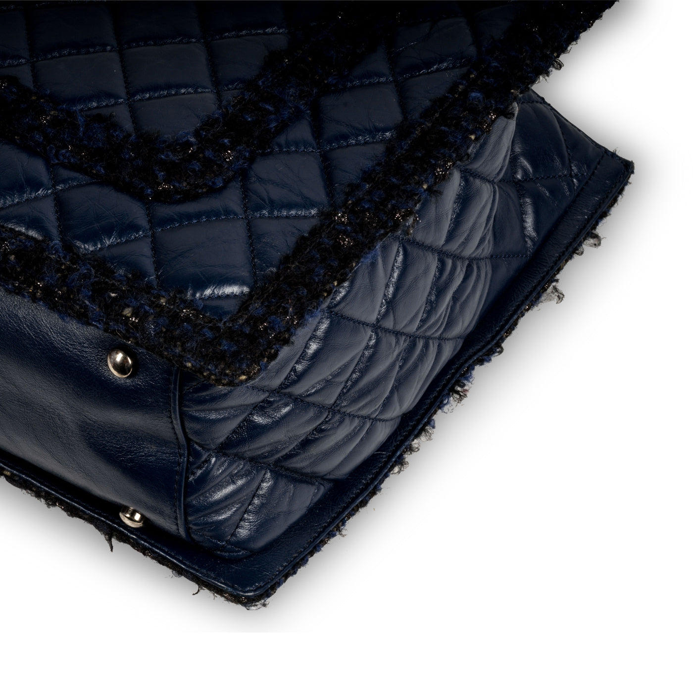 Chanel Tweed Shopper Tote