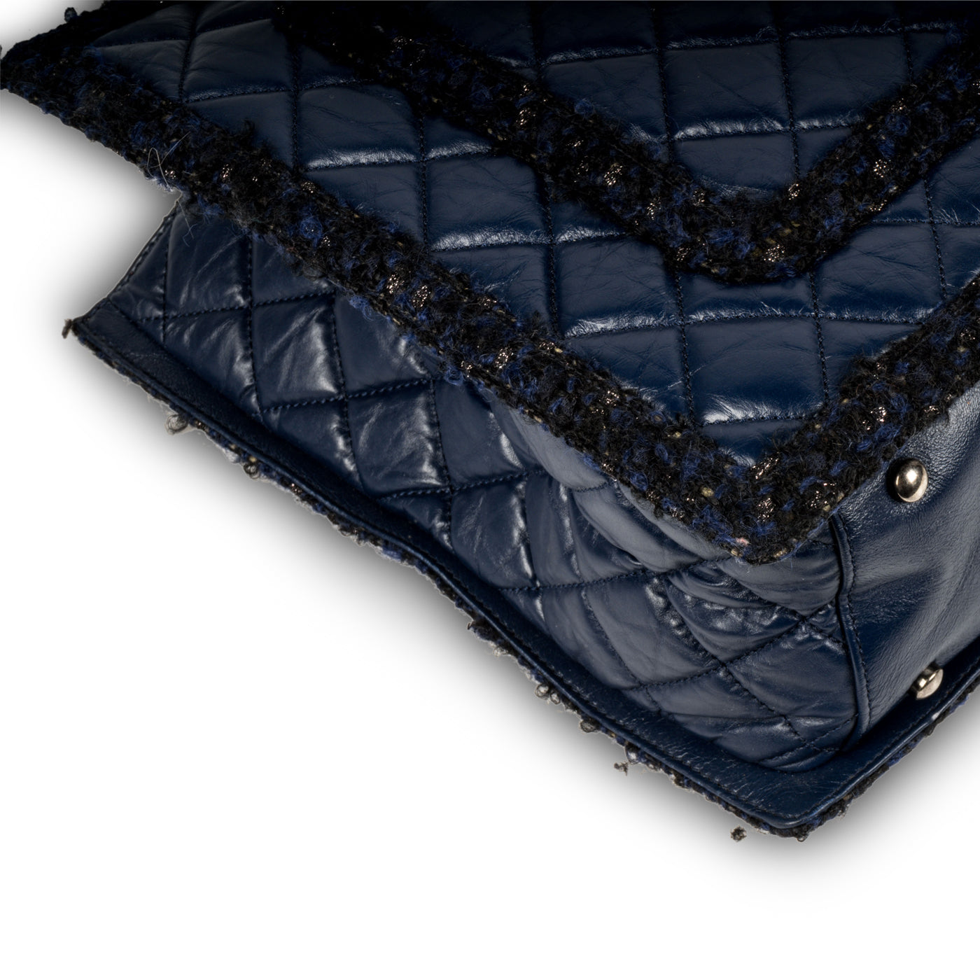 Chanel Tweed Shopper Tote