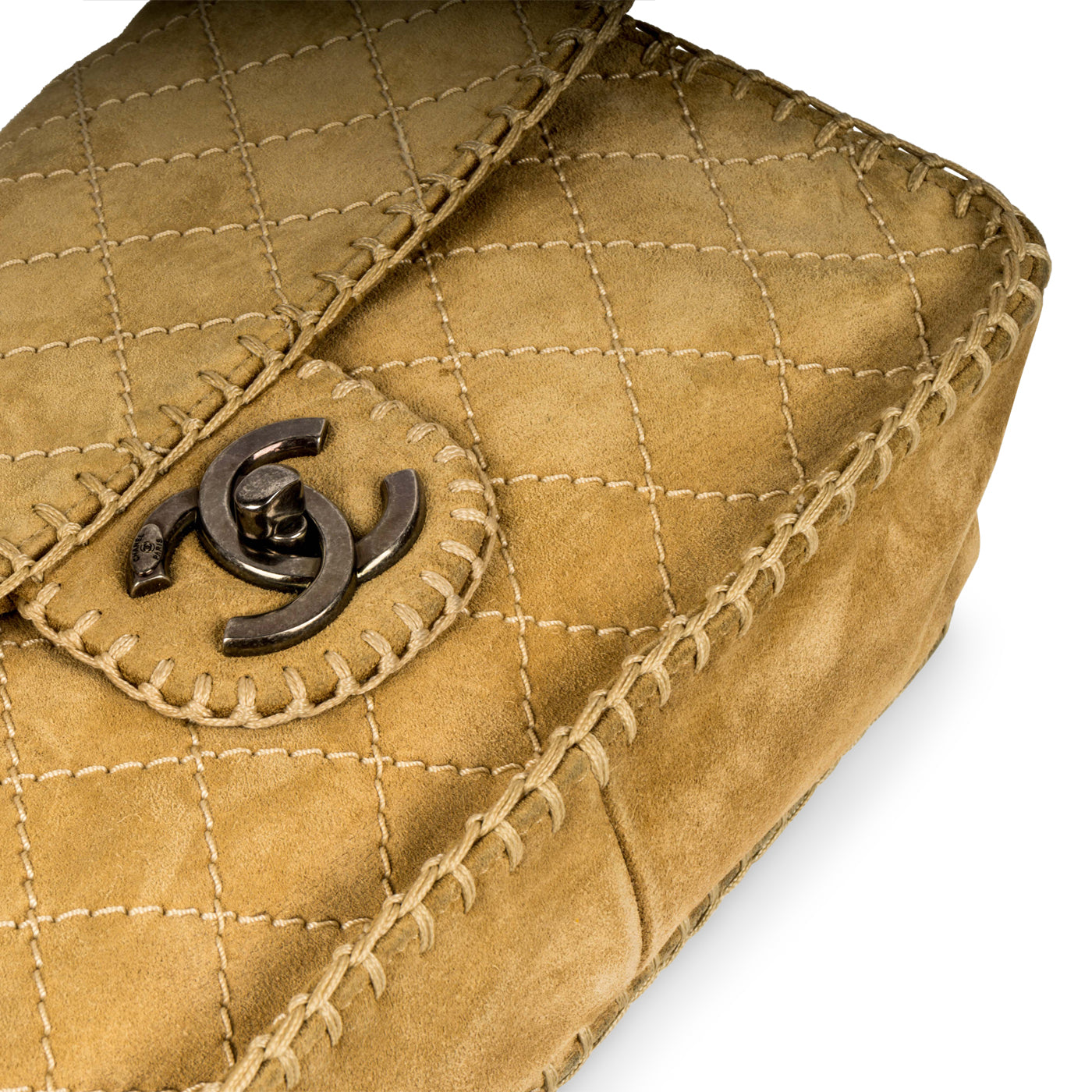 Chanel Nubuck Flap Bag
