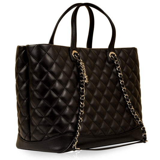 Chanel Quilted Shopping Tote