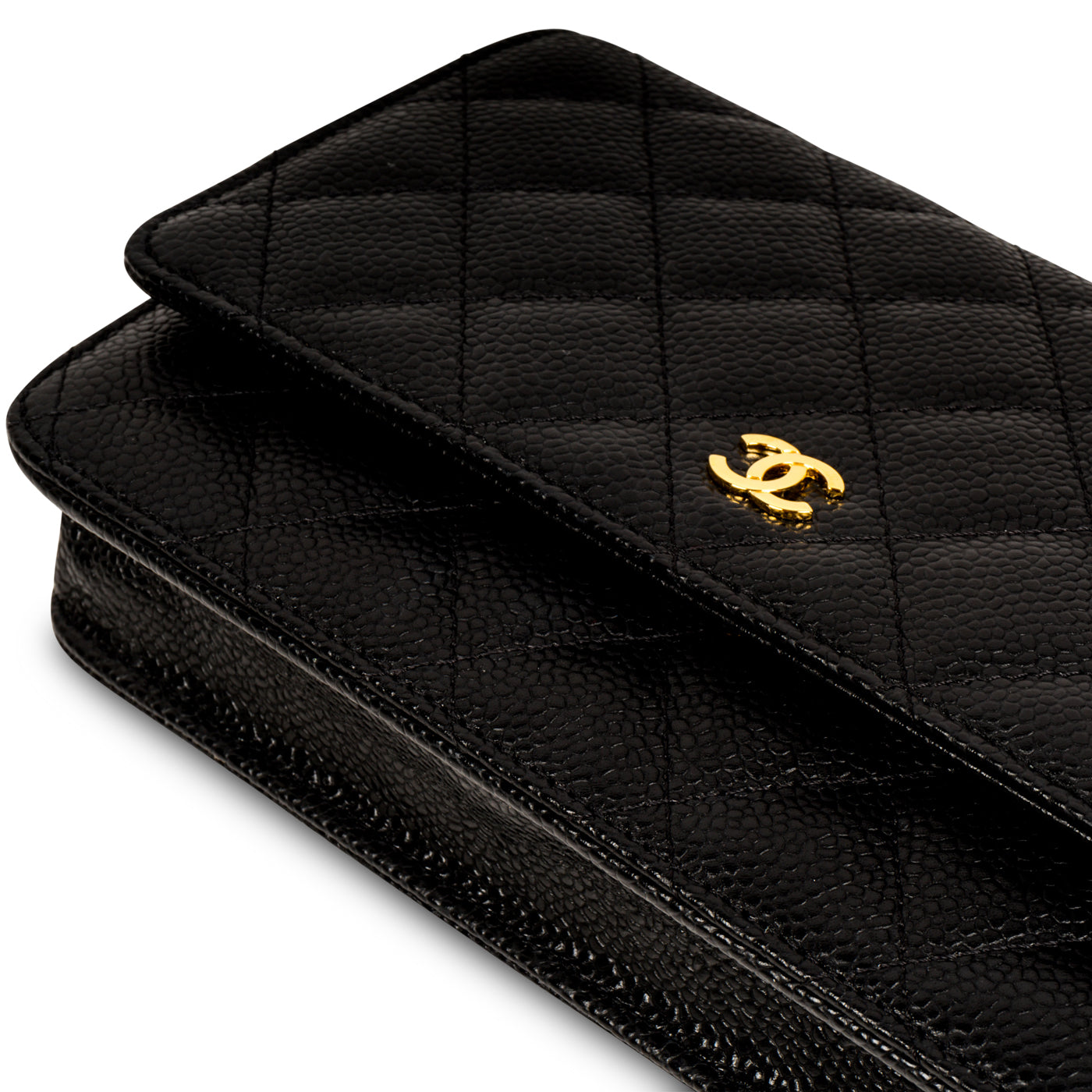 Chanel Wallet on Chain - Caviar