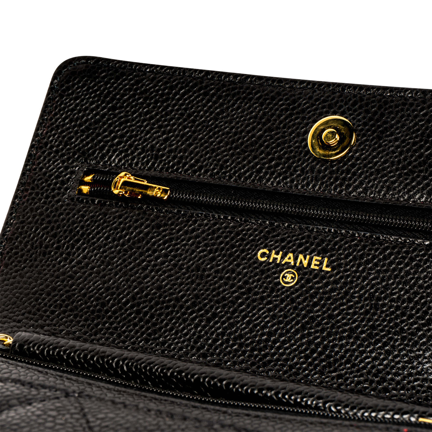 Chanel Wallet on Chain - Caviar