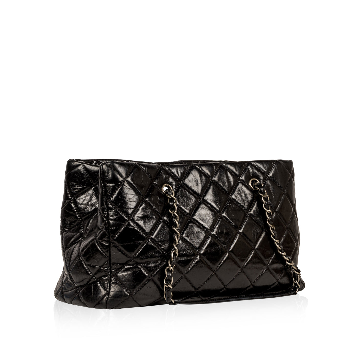 Chanel Distressed Leather Shoulder Bag