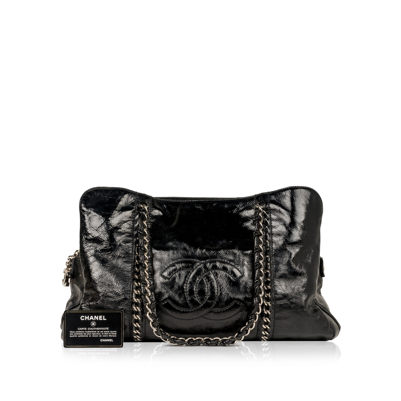 Chanel East West Patent Tote