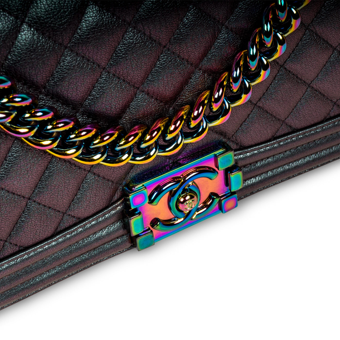 Chanel Iridescent Boy Bag - Medium