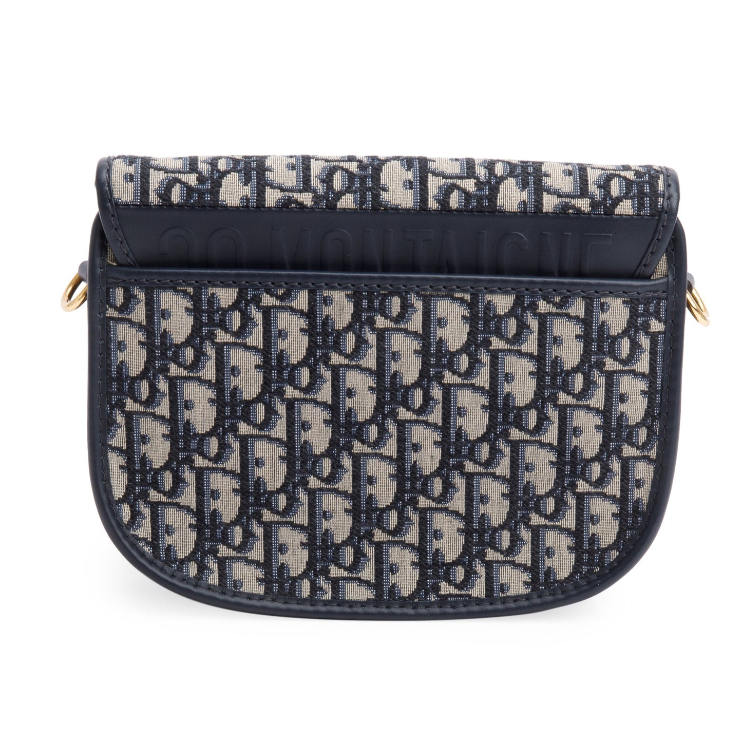 Christian Dior 2020 Blue Oblique Jacquard Medium Bobby Bag