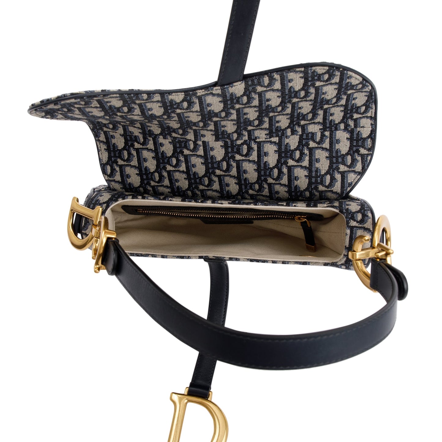 Christian Dior 2020 Oblique Medium Saddle Bag