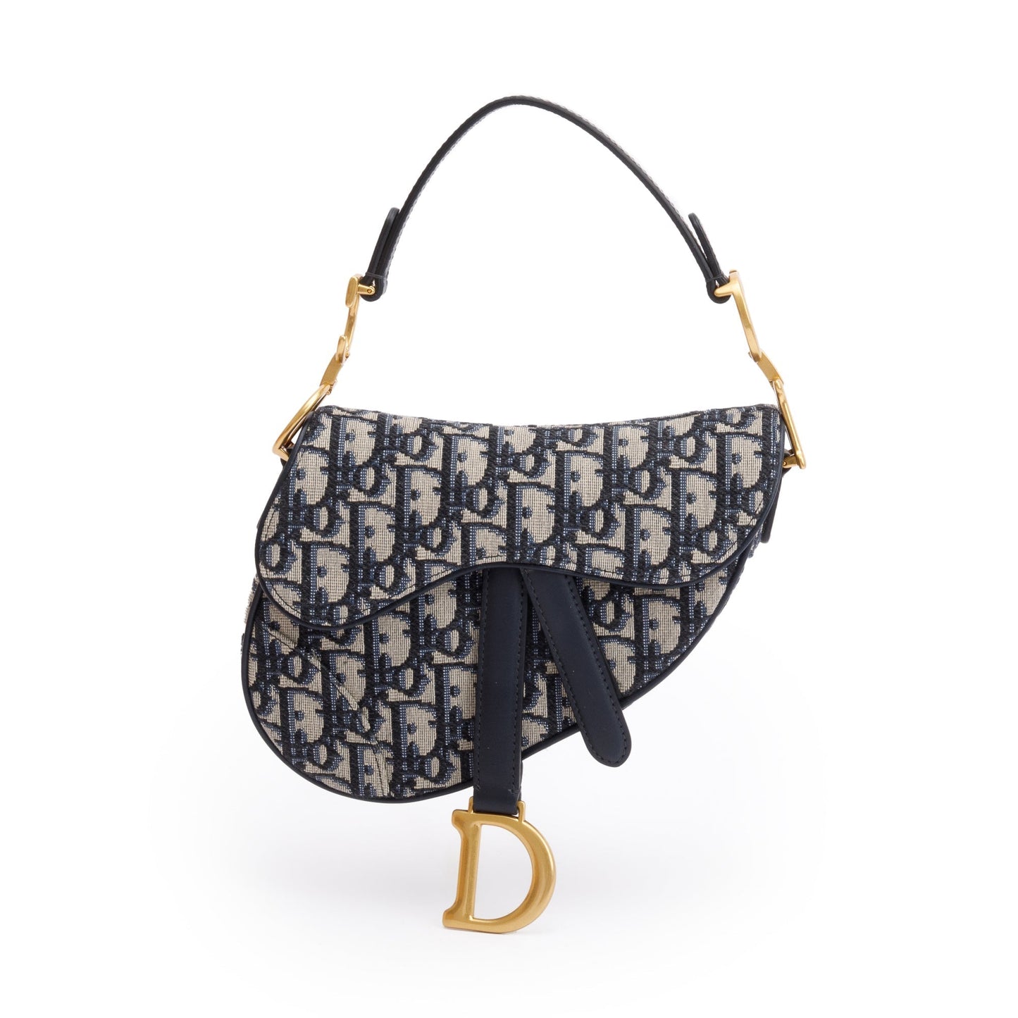Christian Dior 2020 Oblique Mini Saddle Bag