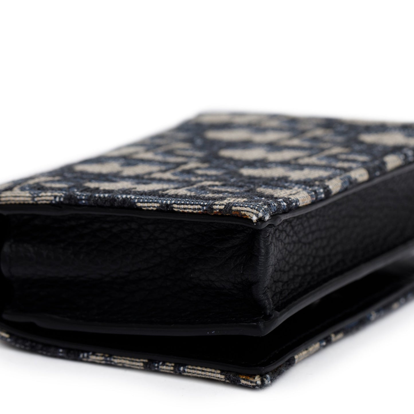 Christian Dior 2021 Oblique Jacquard Nano Flap Card Case