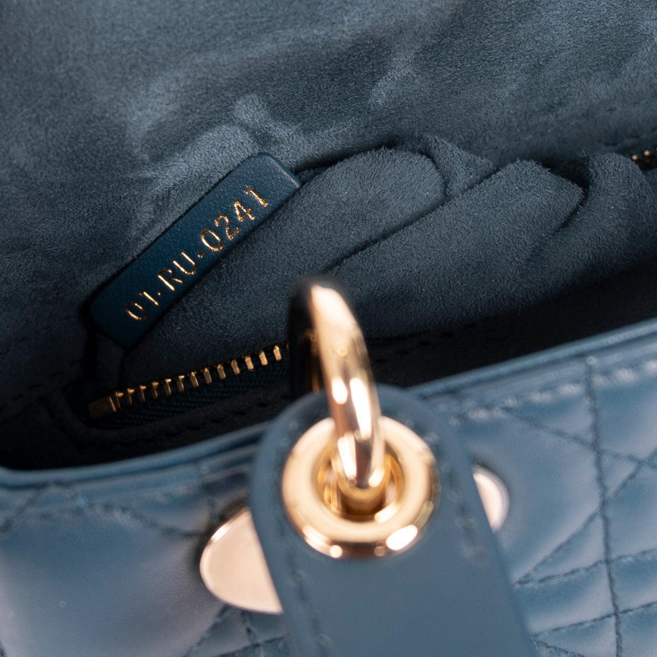 Christian Dior 2021 Small My Lady Dior Lucky Badges Bag