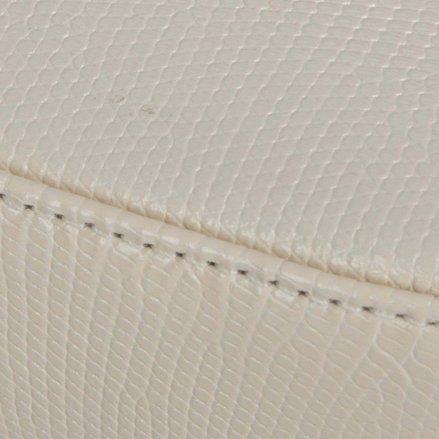 Christian Dior 2021 White Lizard Mini Lady Dior Bag