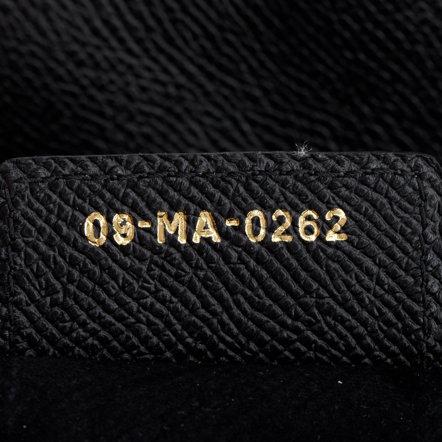 Christian Dior 2022 Black Grained Calfskin Leather Saddle Bag