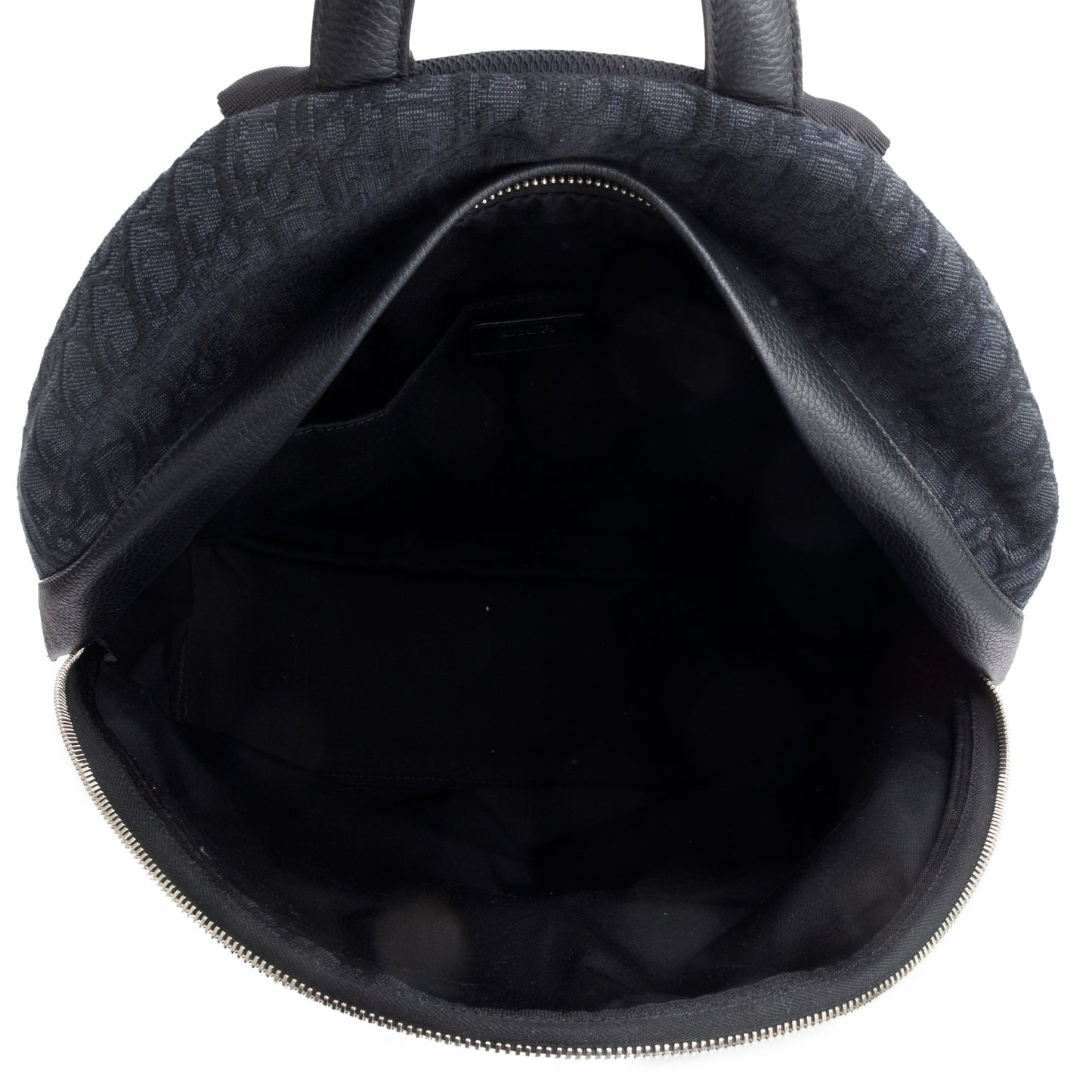 Christian Dior 2022 Black Oblique Jacquard Rider Backpack