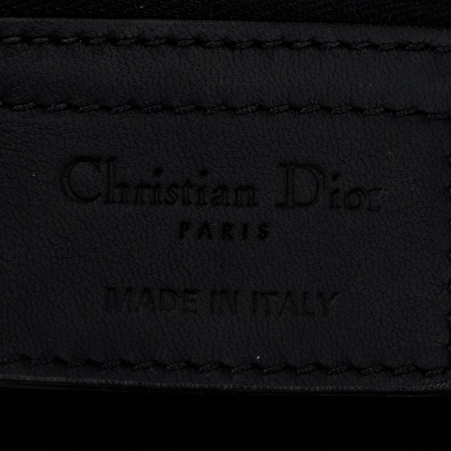Christian Dior 2022 Black Ultramatte Calfskin Leather Medium Saddle Bag