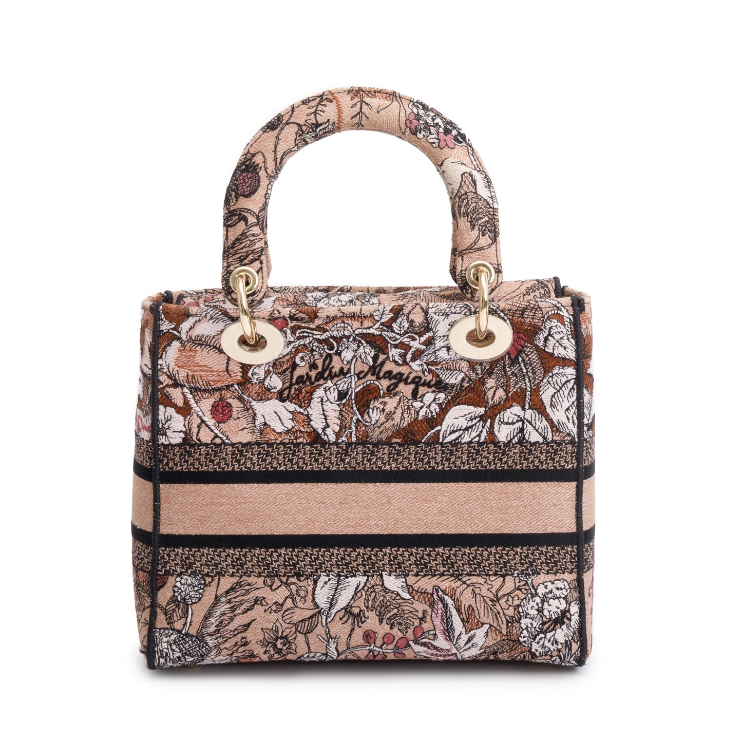Christian Dior 2023 Jardin Magique Embroidery Medium Lady D-Lite Bag