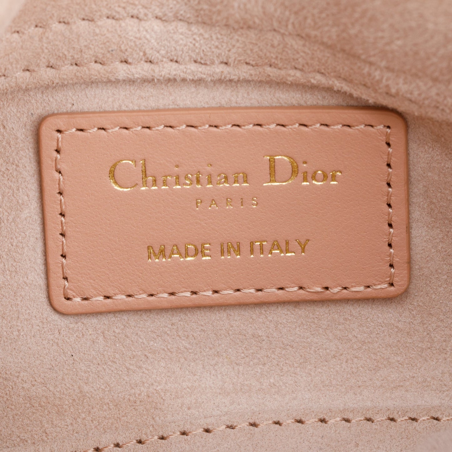 Christian Dior 2023 Rose Des Vents Cannage Lambskin Micro Lady D-Joy Bag