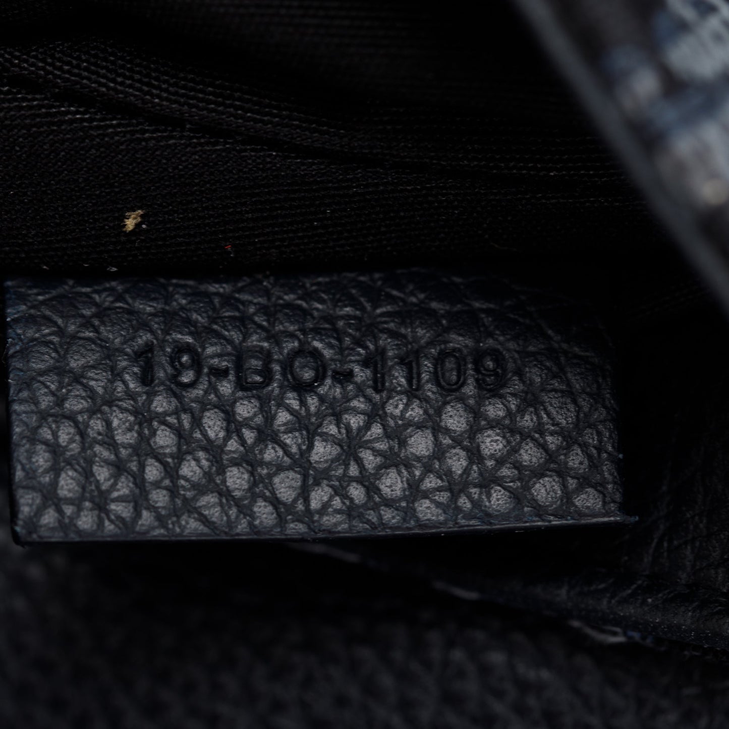 Christian Dior Black Oblique Jacquard Saddle Pouch