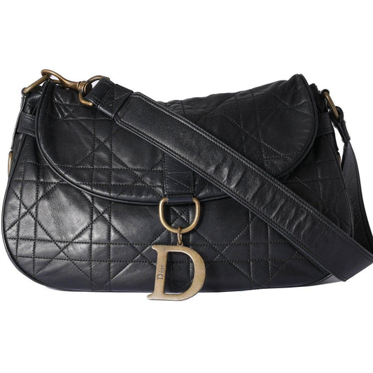 Christian Dior Cannage Vintage Flap Shoulder Bag