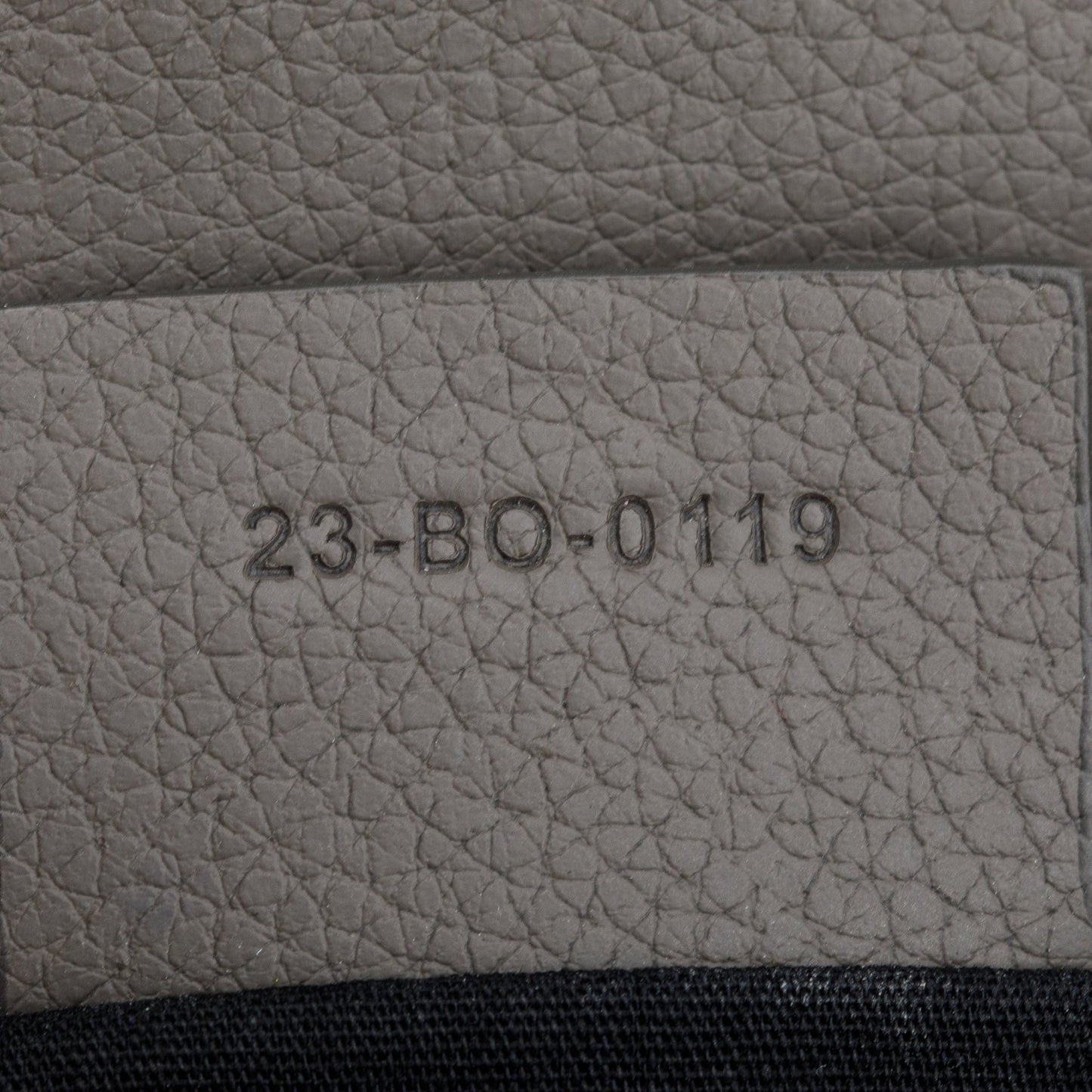 Christian Dior Grey Leather Mini Gallop Backpack
