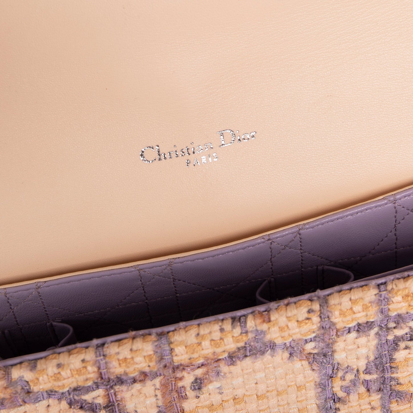 Christian Dior Medium Tweed Miss Dior Flap Bag