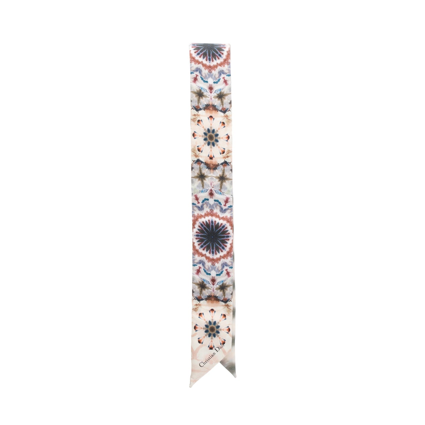 Christian Dior Multicolour Kaleidiorscopic Silk Twilly