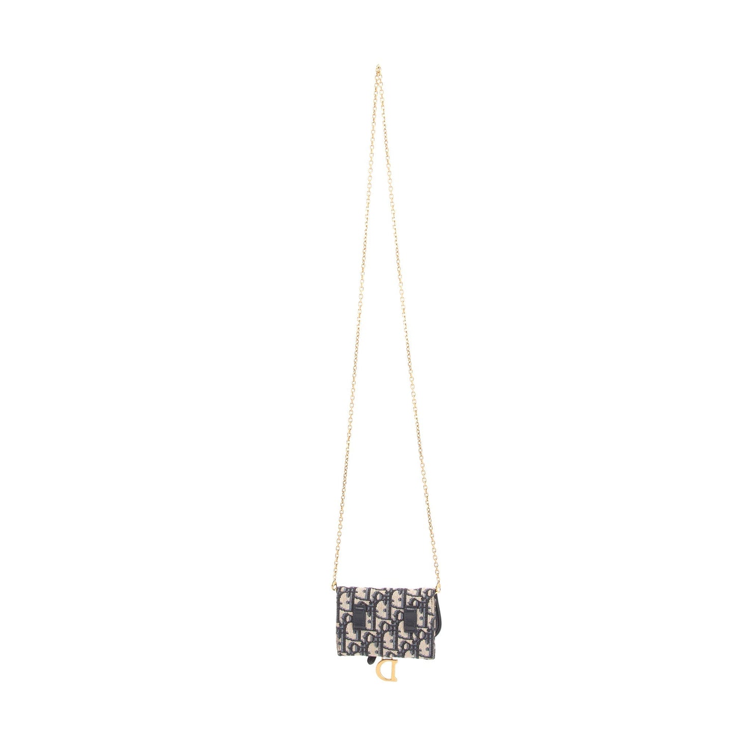 Christian Dior Nano Saddle Chain Pouch