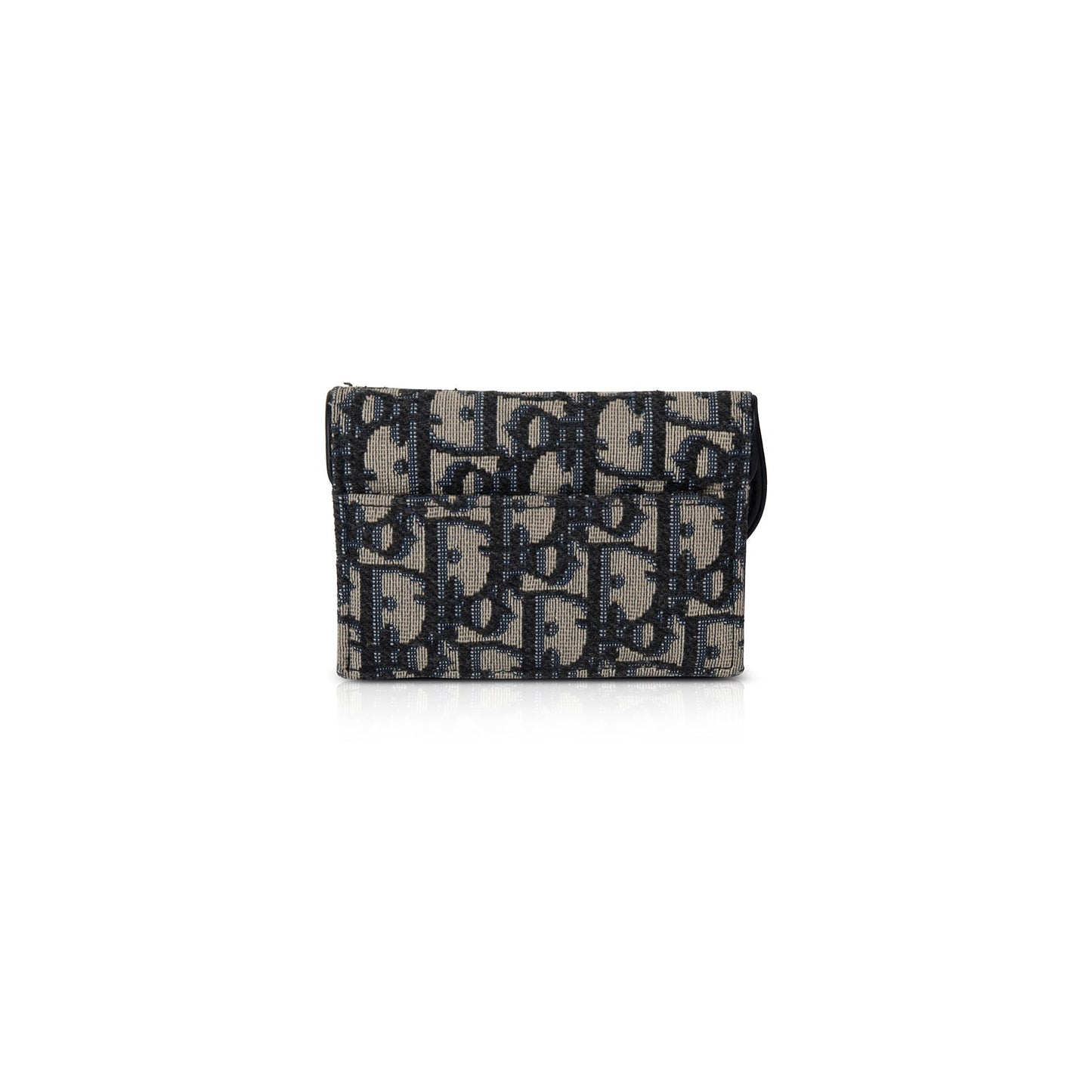 Christian Dior Oblique Saddle Flap Card Holder