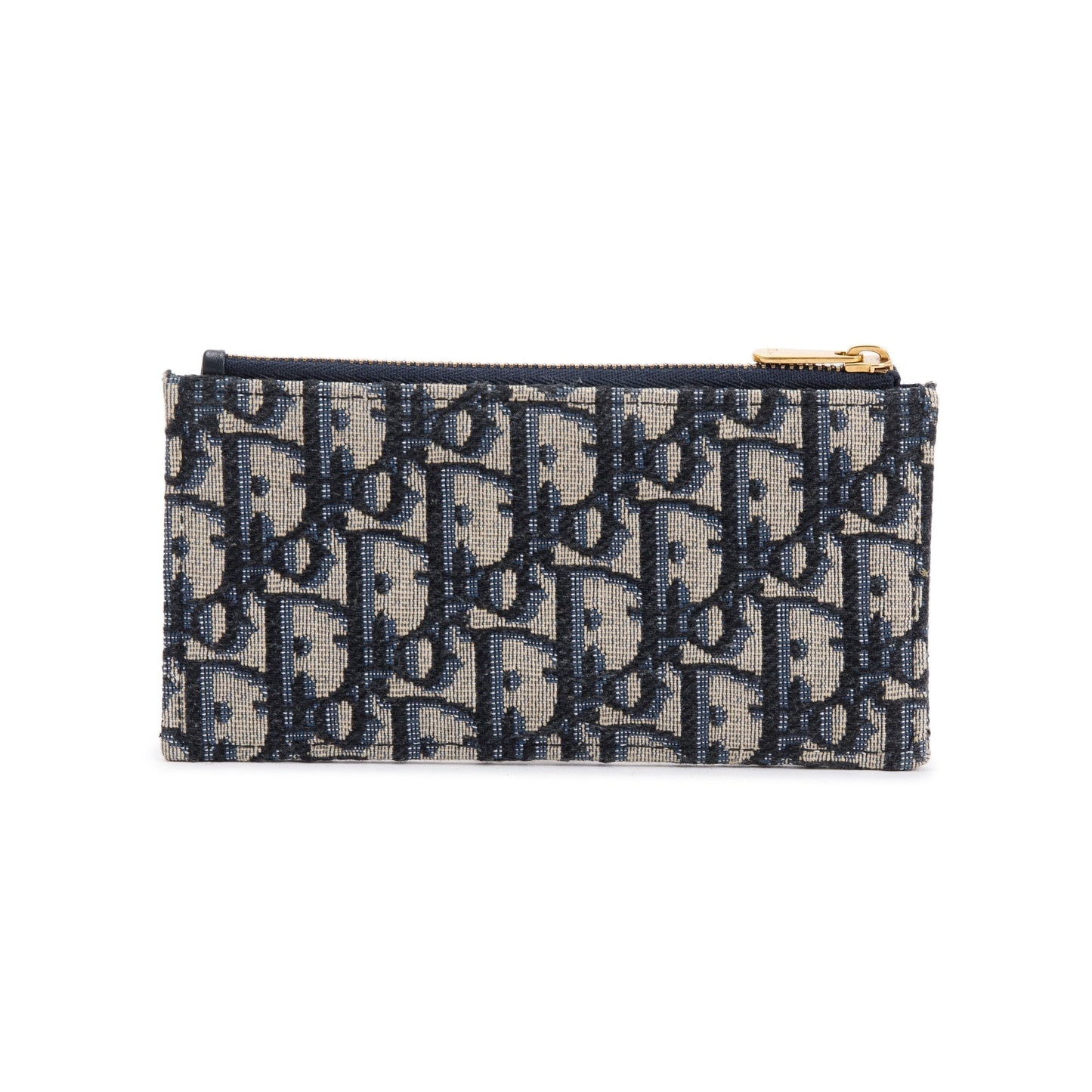 Christian Dior Oblique Zipped Card Holder
