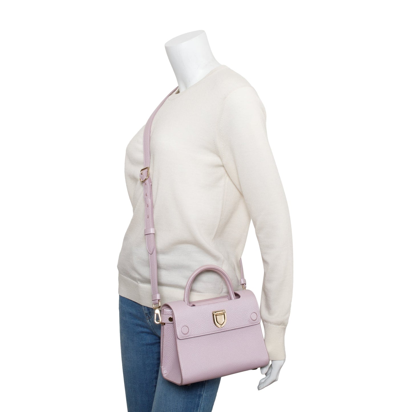 Christian Dior Pink Calfskin Leather MIni Diorever Bag