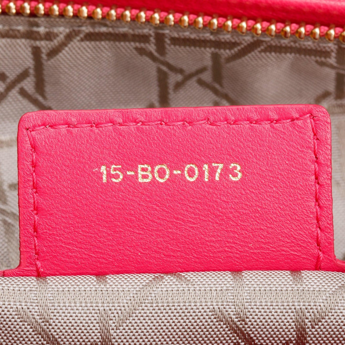 Christian Dior Pink Cannage Leather Large Lady Dior Bag
