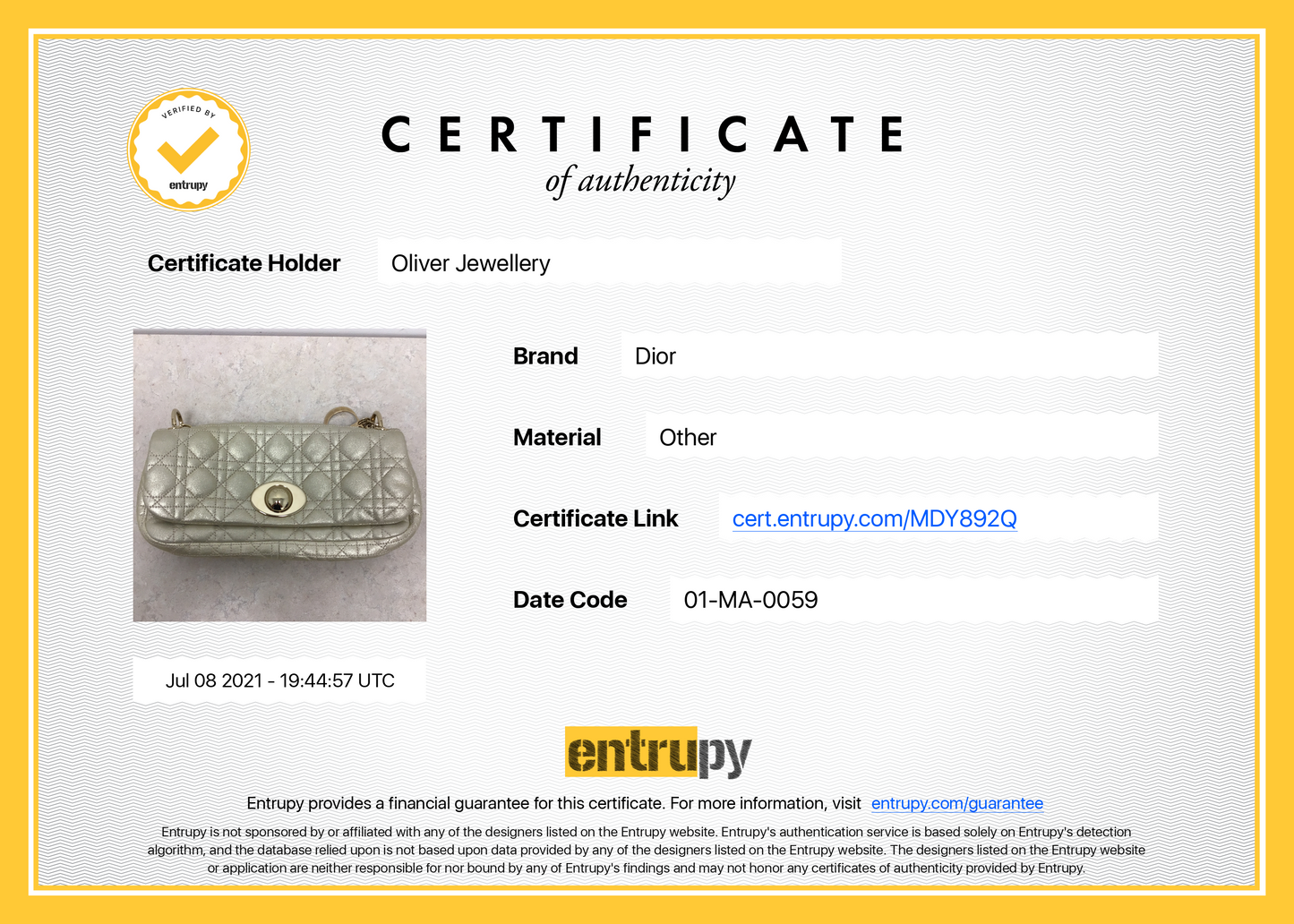 Christian Dior Rendezvous Cannage Flap Bag