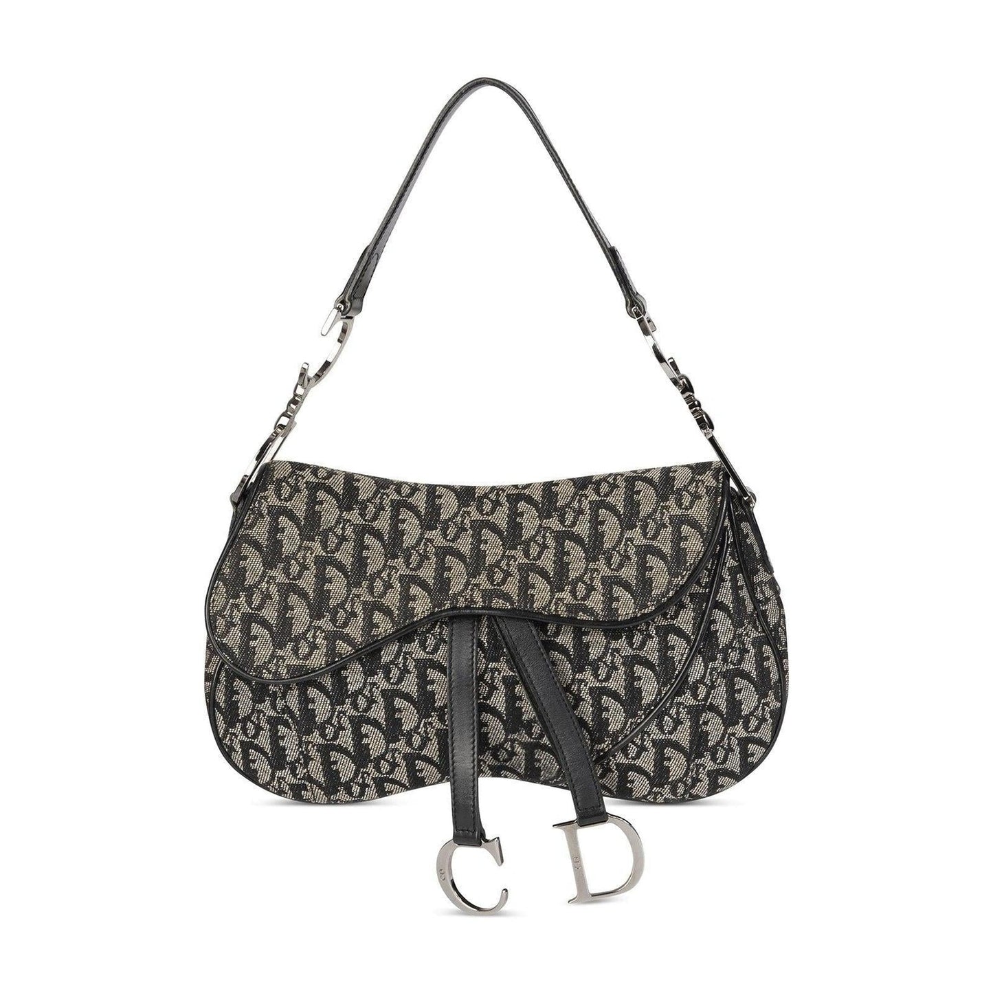 Christian Dior Vintage Diorissimo Double Saddle Bag