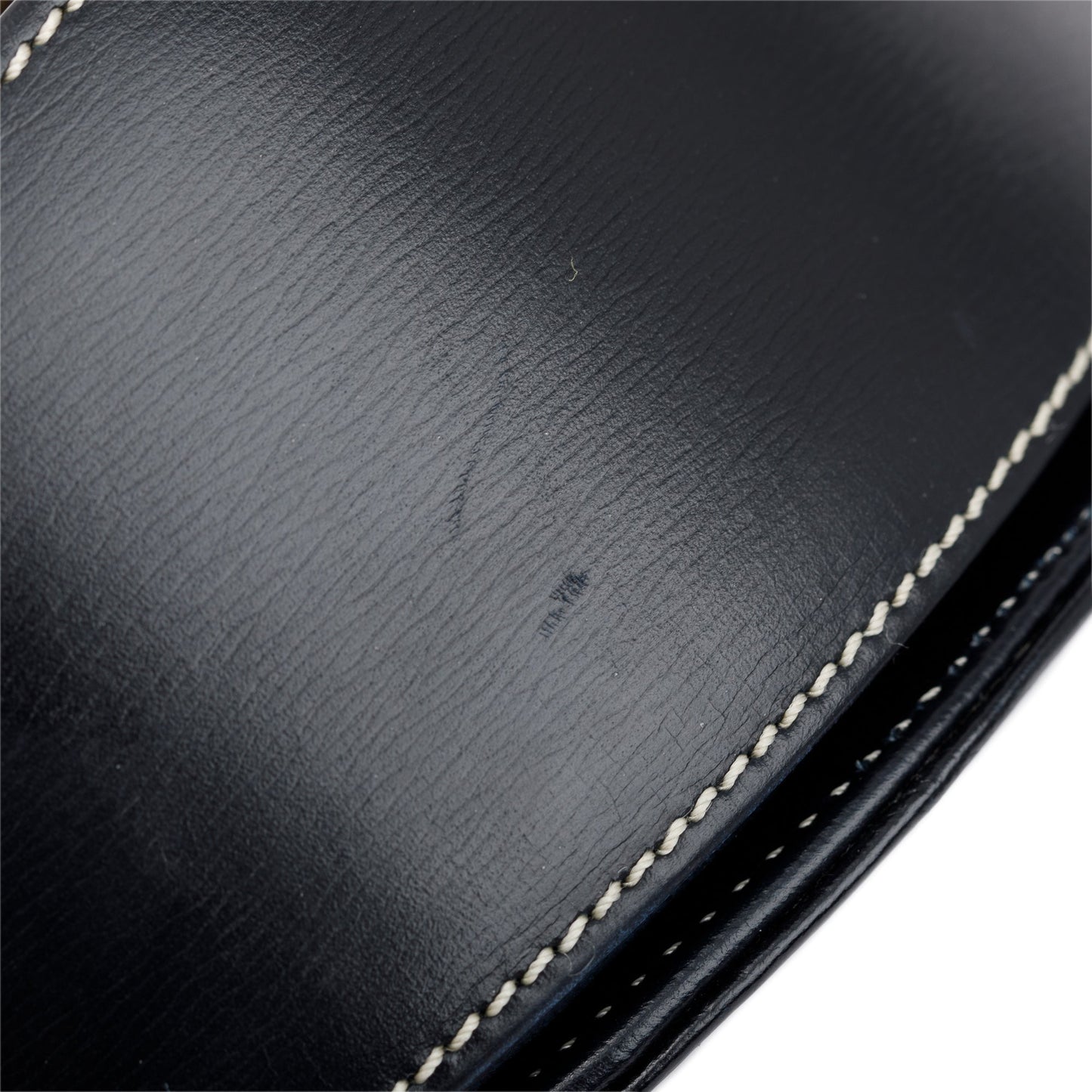 Christian Dior Vintage Navy Calfskin Leather Crossbody Bag