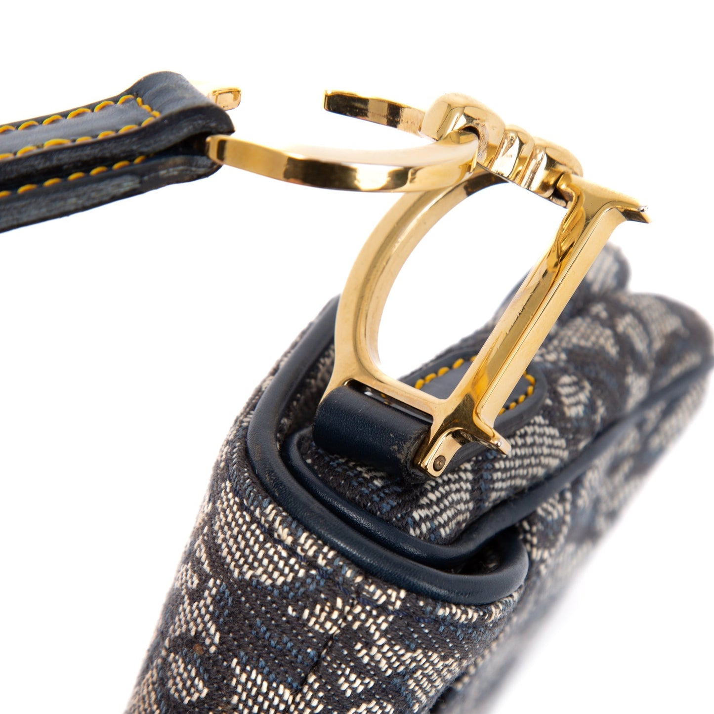 Christian Dior Vintage Oblique Mini Saddle Bag