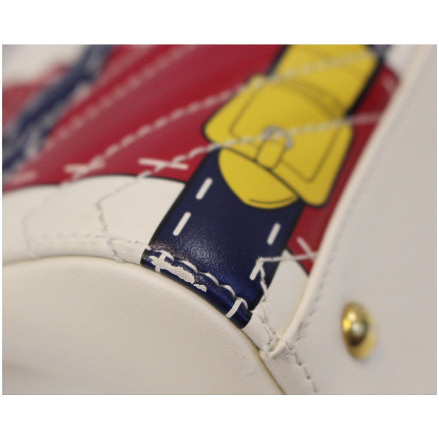 GUCCI Trompe L?oeil Print GG Marmont Top Handle Shoulder Bag