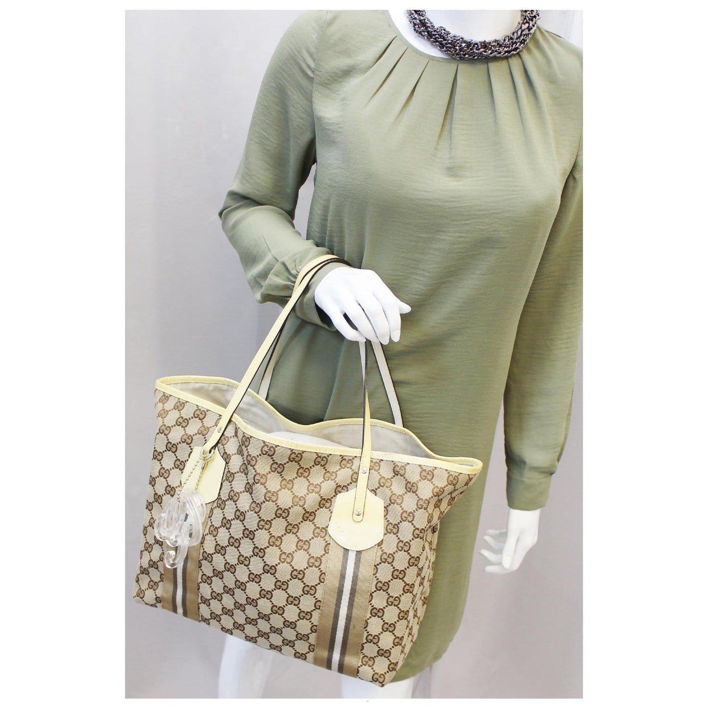 GUCCI GG Monogram Large Jolie Tote Bag