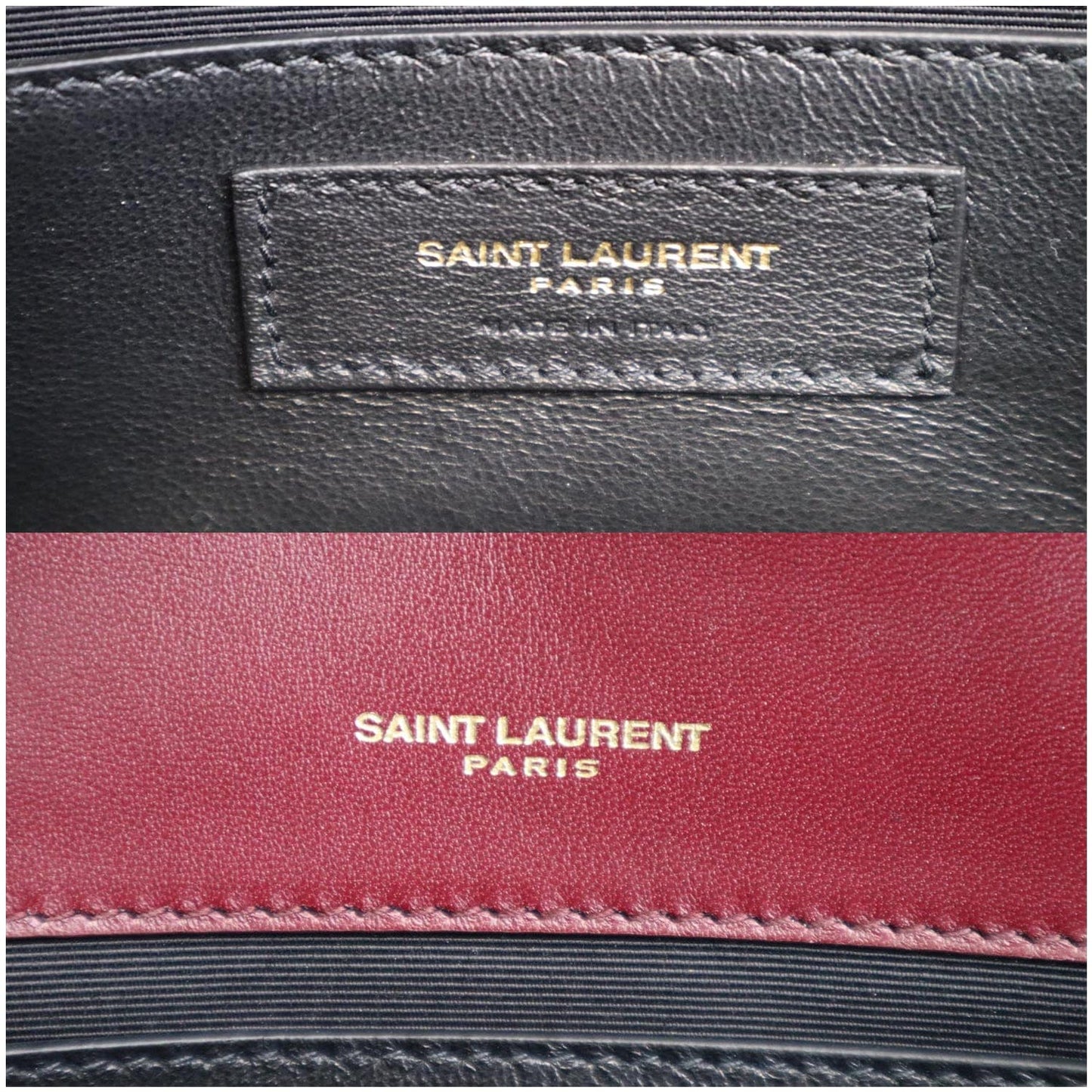 YVES SAINT LAURENT Kate Medium Tassel Velvet Crossbody Bag Burgundy - 10% OFF