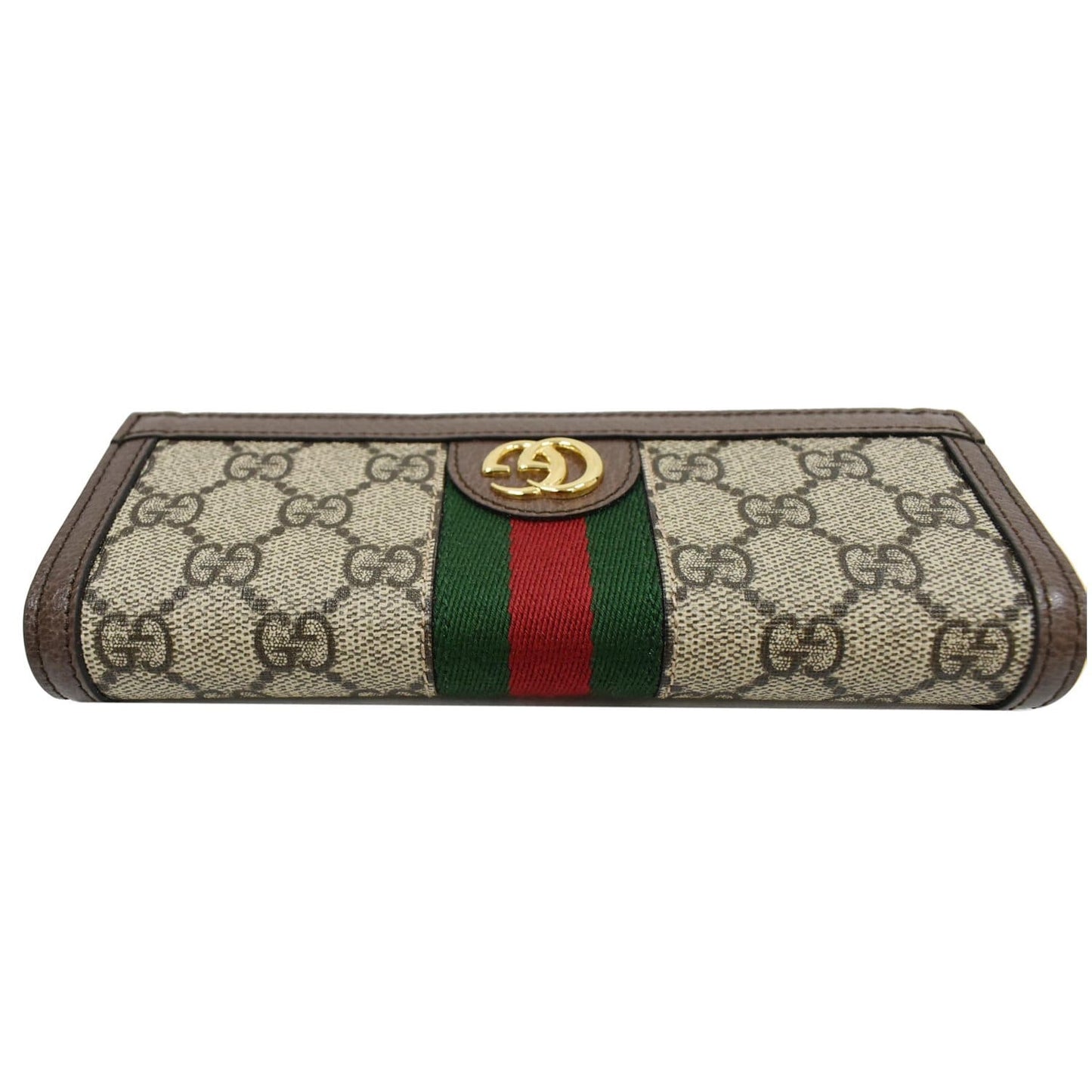 Gucci Ophidia GG Continental Supreme Canvas Wallet Beige 523153
