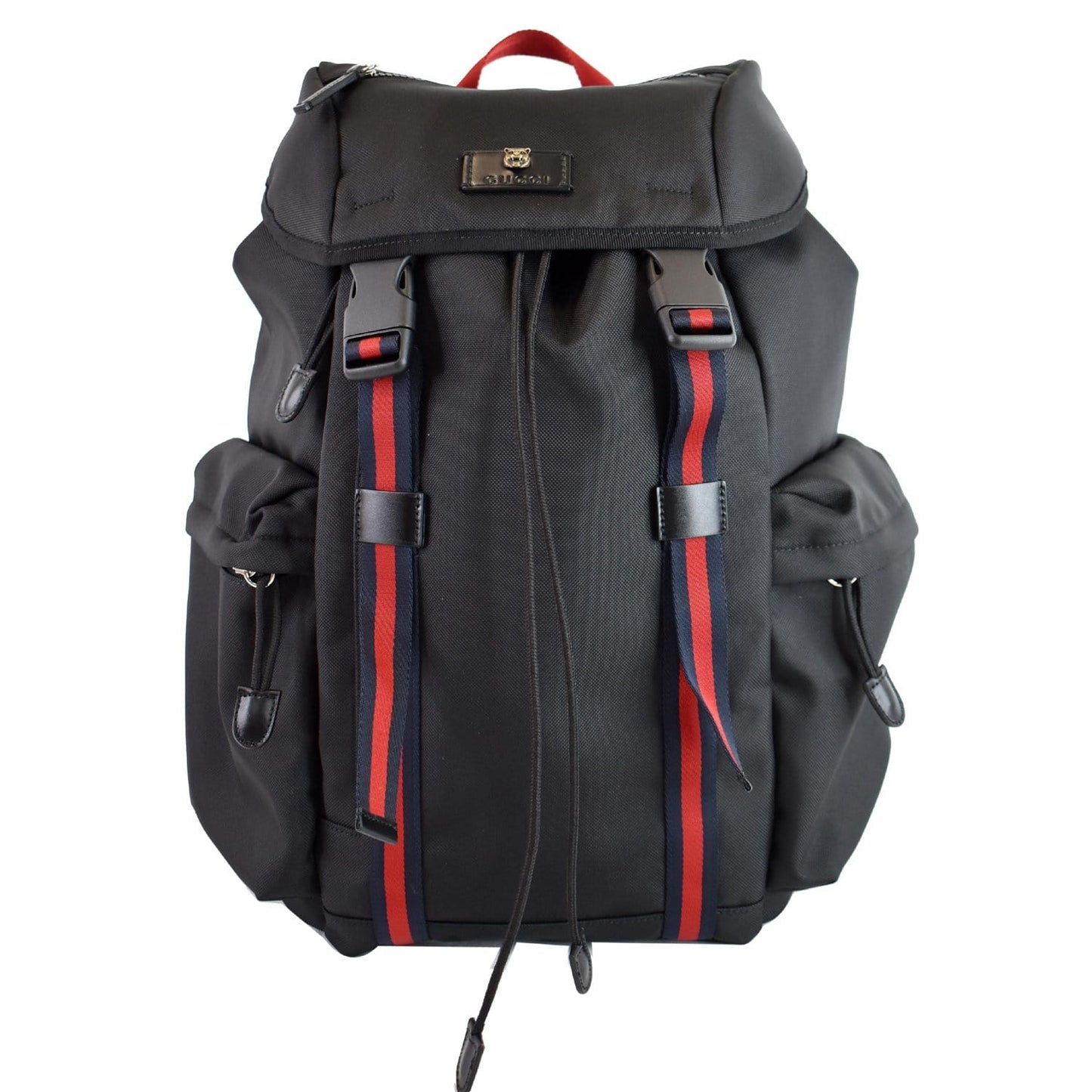 GUCCI Techno Fabric Backpack Bag Black 429037