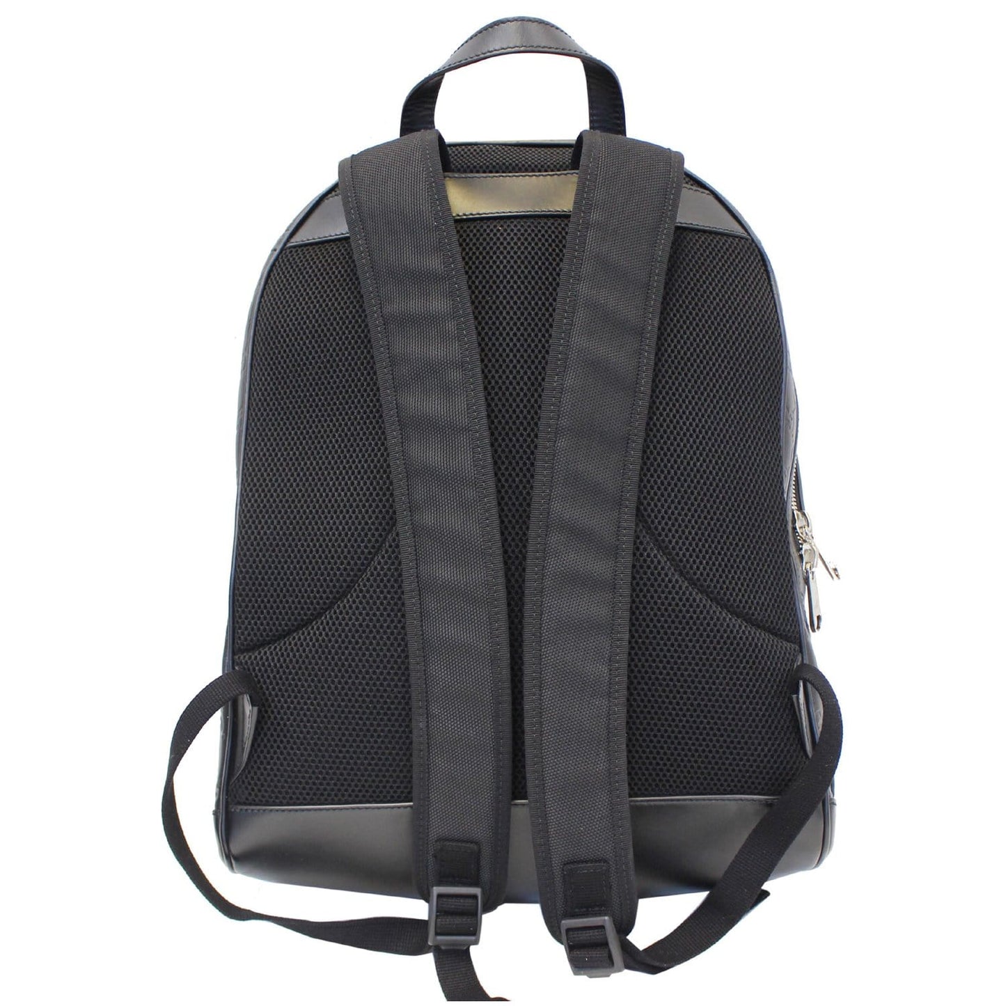 GUCCI GG Signature Leather Backpack Bag Black 406370