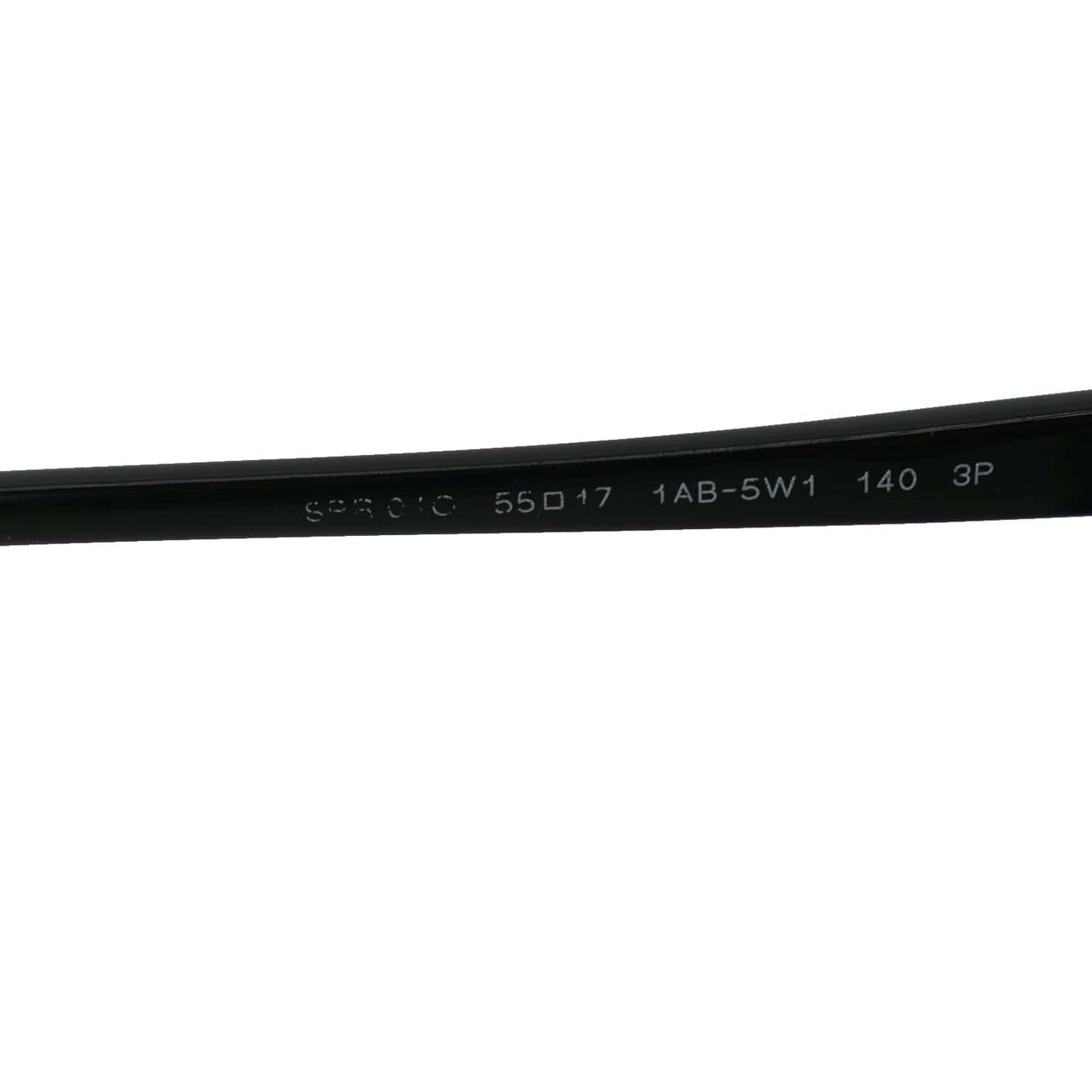 PRADA SPR 01O 1AB-5W1 Black Sunglasses Gray Polarized Lens