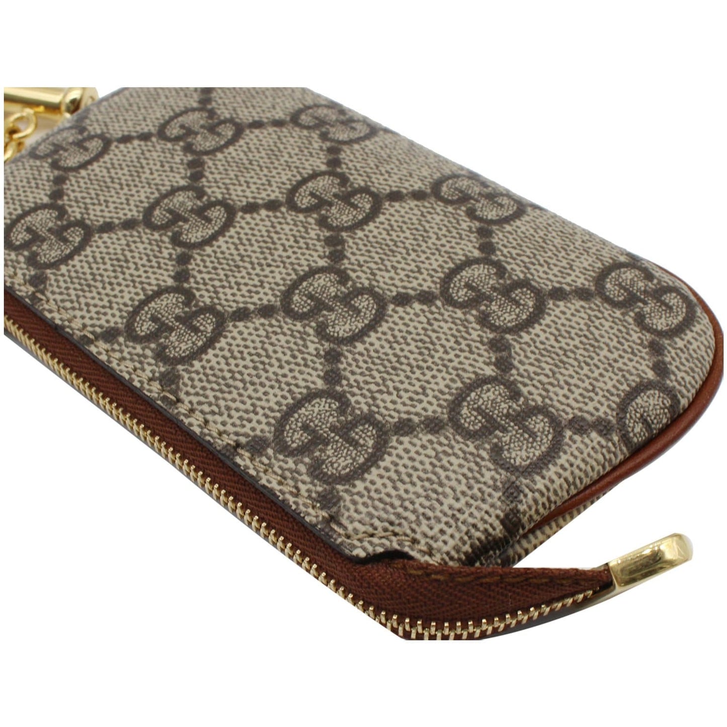 GUCCI GG Supreme Monogram Key Case Beige 447964