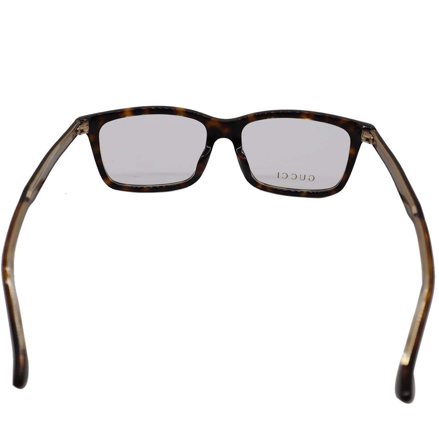 GUCCI GG0191OA 002 Havana Eyeglasses Demo Lens