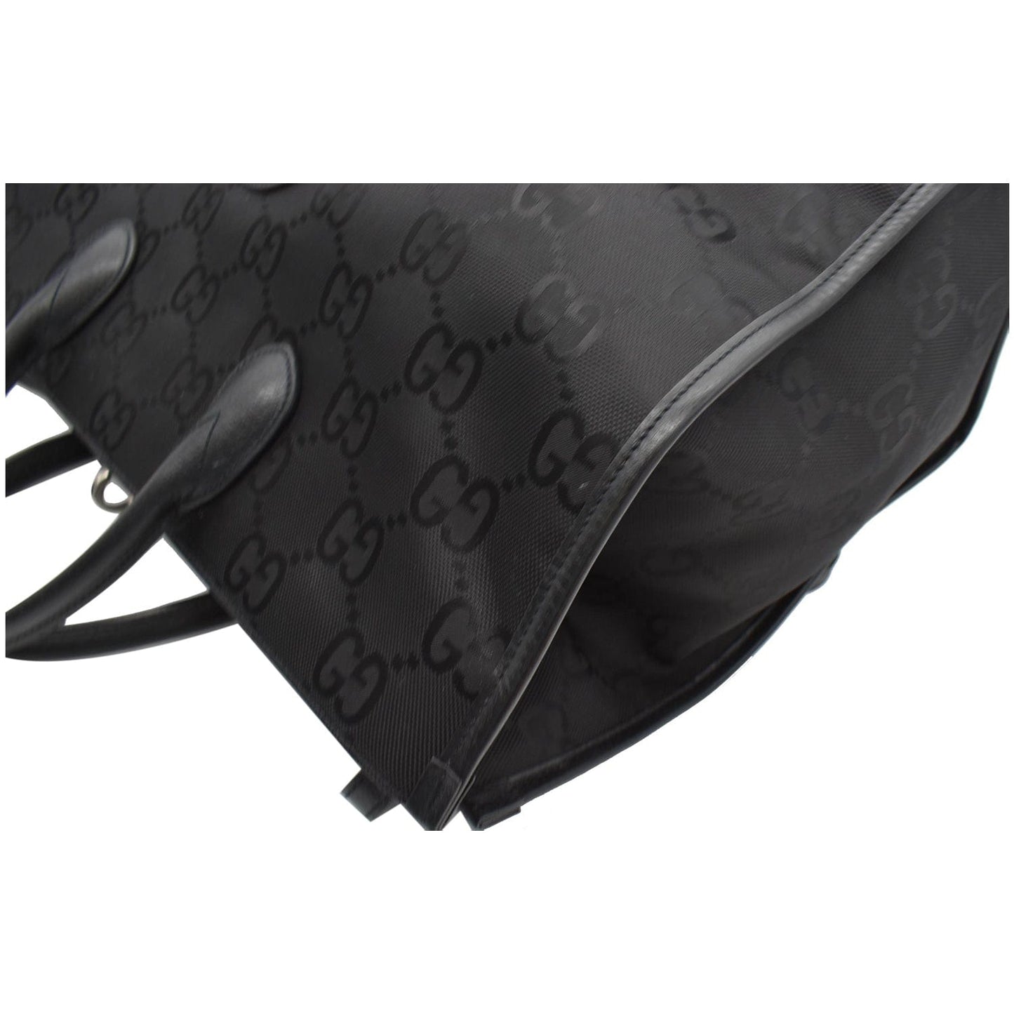 GUCCI Off The Grid GG Nylon Tote Bag Black 630353