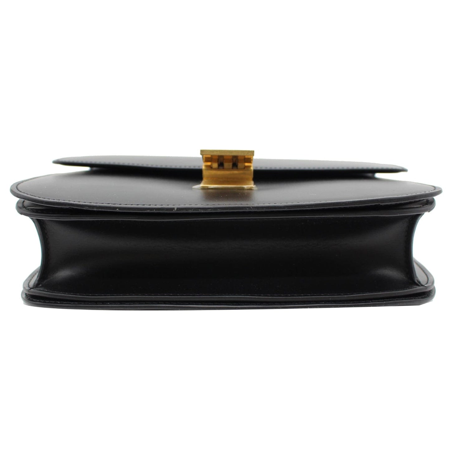 CELINE Classic Box Medium Calfskin Leather Crossbody Bag Black - 10% OFF