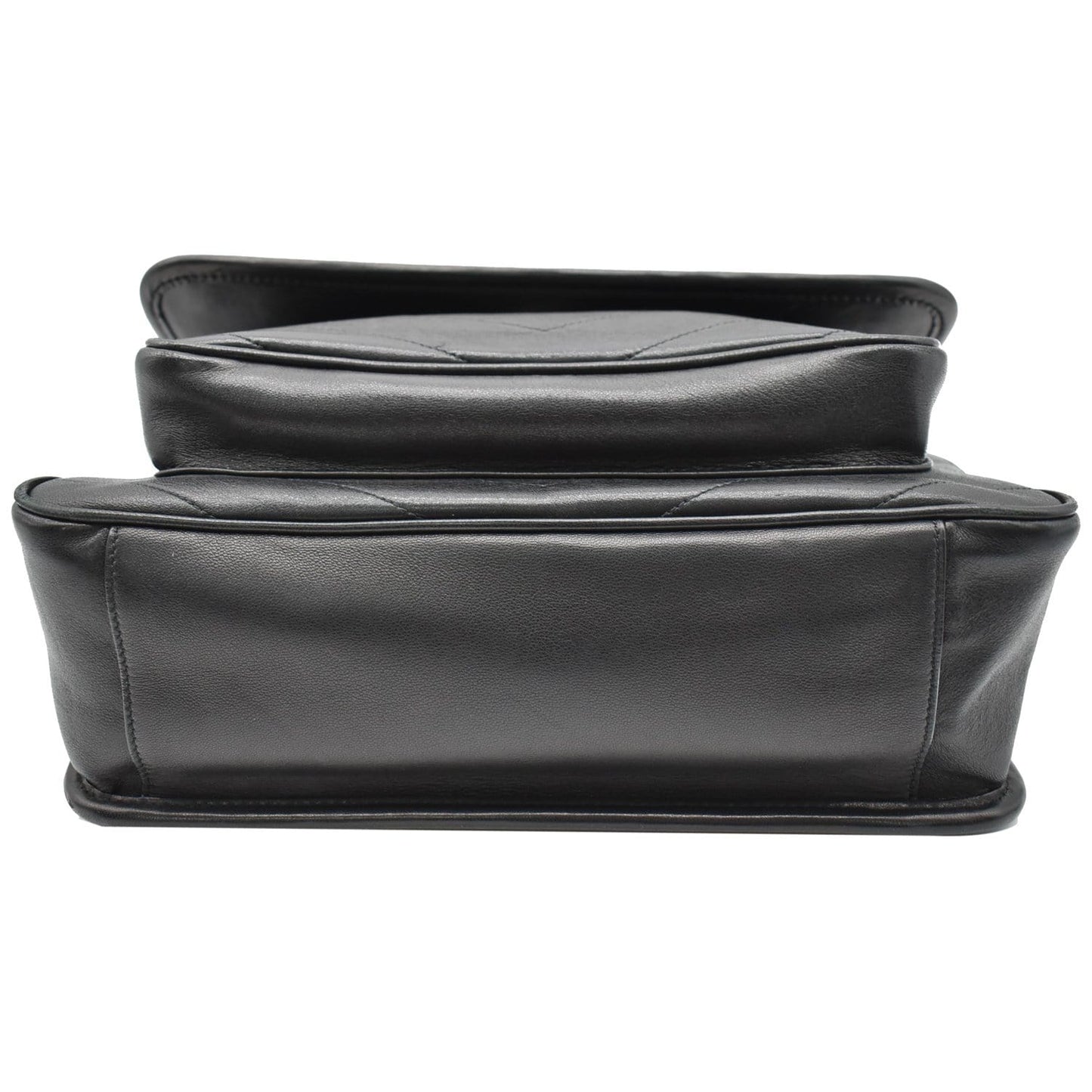 YVES SAINT LAURENT Niki Medium Leather Shoulder Bag Black