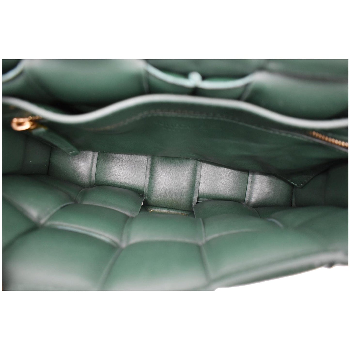 BOTTEGA VENETA Padded Cassette Leather Crossbody Bag Dark Green